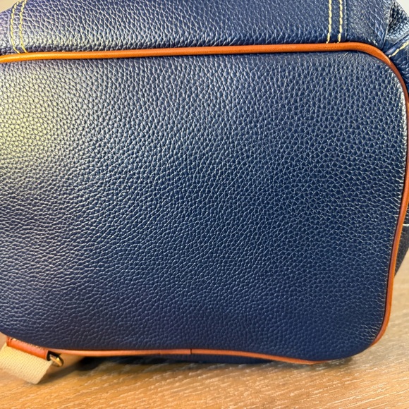 Dooney & Bourke Large Navy Pebbled Leather Murphy Backpack main image 5